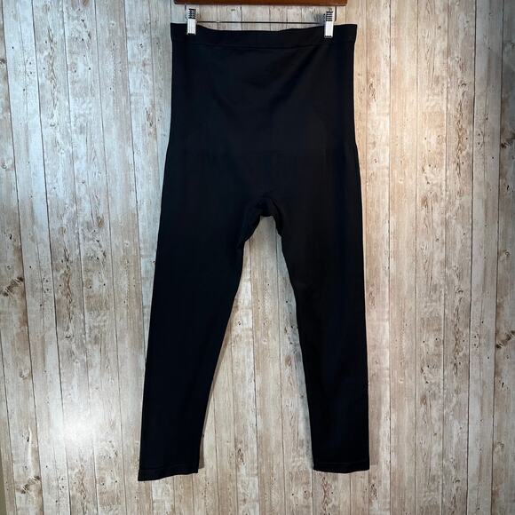 Shapermint Essentials Legging Womens 2XL Black Seamless Compression High-Waist‎ - Picture 1 of 4